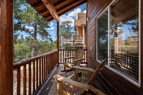 Relax with a cup of coffee or tea on the porch while breathing in the cool, mountain air and listening to the birdsong. The rocking chairs are sturdy and comfortable.