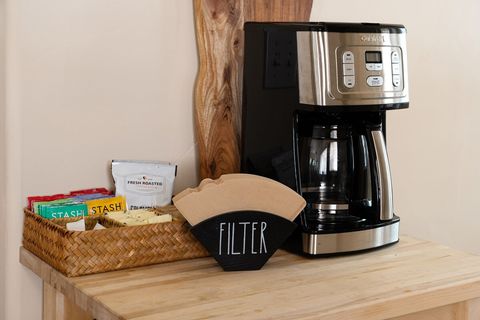 Complimentary coffee and tea bar options provided during your stay.