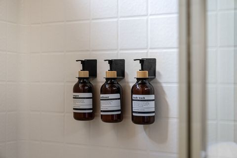 We provide premium shampoo, conditioner and bodywash in each bathroom, so guests don't have to worry about packing that.