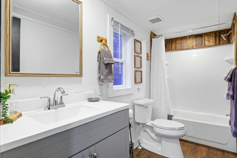 A second full bathroom gives guests extra privacy and makes group stays more comfortable.