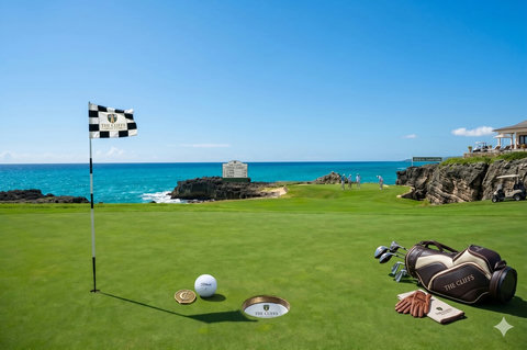 Oceanfront golf at your doorstep—cliffside greens and sea views