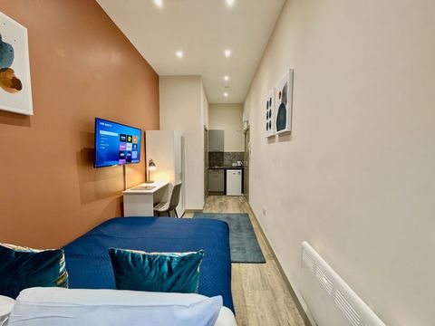 "Relax with a 40" Smart TV and fast WiFi, make your favorite drinks in the kitchenette, and get work done in a dedicated space. Step outside to enjoy fresh air on your private patio for ultimate comfort."