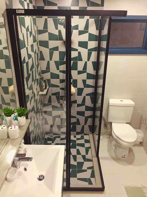One the the two showers