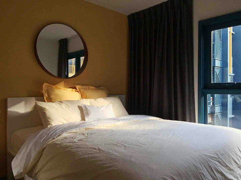 Master bedroom with king size