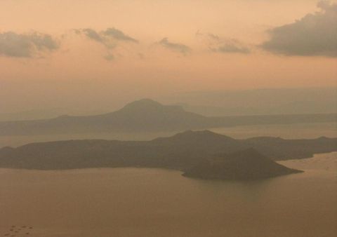 Dawn over Taal Lake