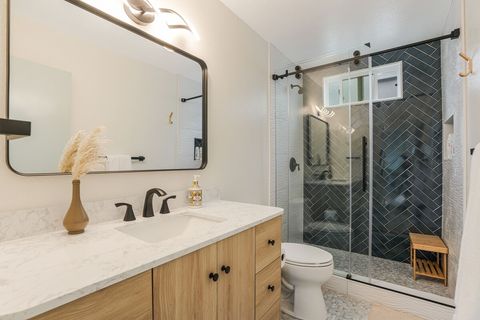 Beautiful upstairs bathroom. 