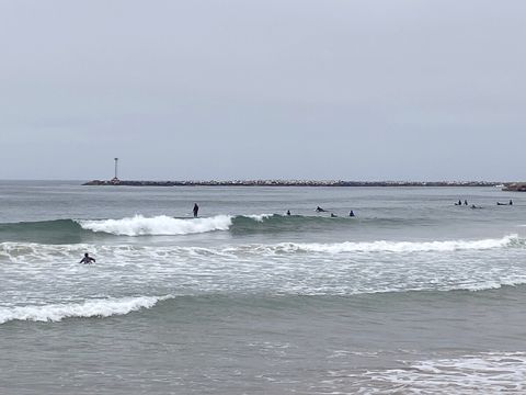 A morning at Silver Strand. Ask local surfers about the surf.