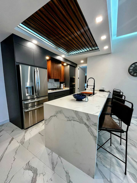 Equipped with Instant Pot, Ninja Blender, Coffee Maker and Tea Kettle to name a few amenities.