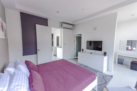 TV and air condition in all bedrooms.