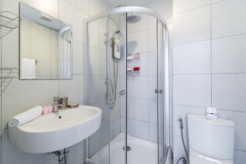 Soap, shampoo and conditioner all provided for you!