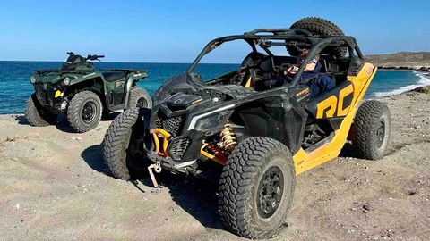 Enhance your experience by renting an ATV and UTV to explore 5km of stunning empty beaches.