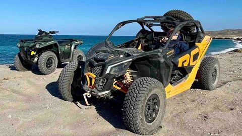 Enhance your experience by renting our ATV and UTV and explore 10km of empty beaches