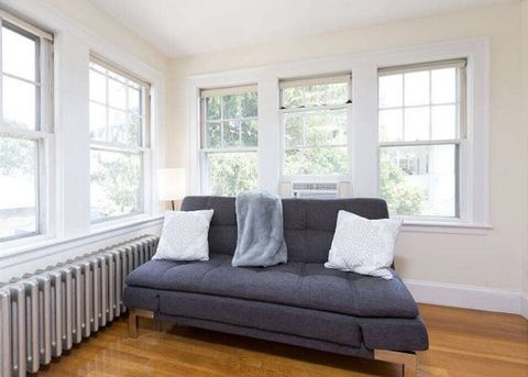 Futon in a room off of master bedroom. 