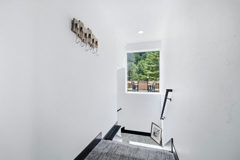 Even the stairwell has beautiful views!