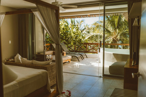 SUPERIOR DELUXE SUITE - A perfect spot for morning coffee.