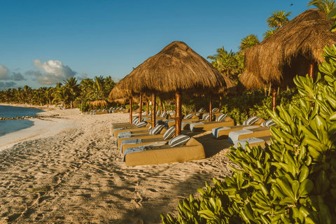 PRIVATE BEACH & BAY - Palapas along the shoreline