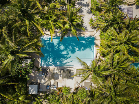 HOTEL VIEWS - Poolside paradise overhead