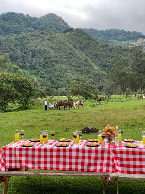 HORSE RIDING FIELD - Soak in serene mountain views as you dine al fresco with a charming picnic setup. Whether it's a sunlit breakfast or a cozy evening under the stars, our scenic retreat offers the perfect escape with horseback adventures just a step aw