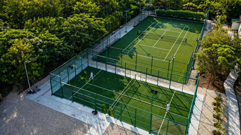 Padel Court - Booking required Challenge friends and family on our state-of-the-art padel court with equipment provided.