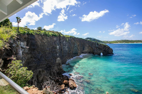 View from Private Gazebo on cliff edge (perfect for your sunset drink)