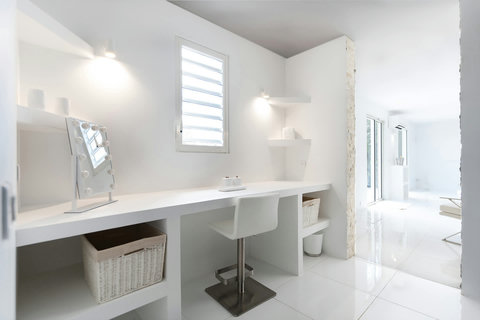 Rose Quartz Bathroom | Primary bedroom