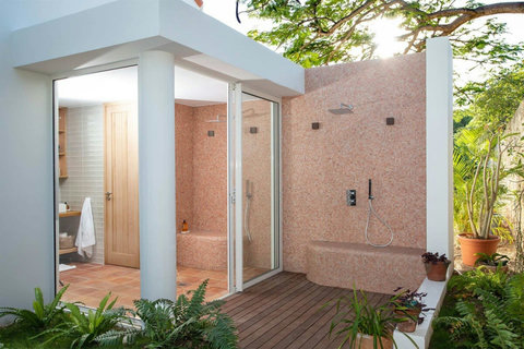 Outdoor and Indoor Shower