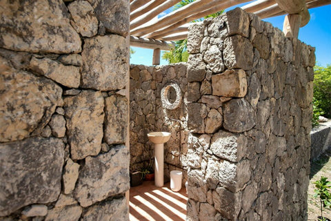 Outdoor Bathroom including shower