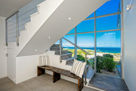 Stairs to get to Nauti Bedroom and RatPack Bedroom