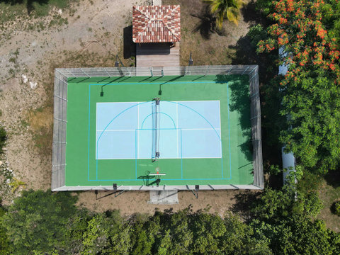 Pickleball and Basketball Court