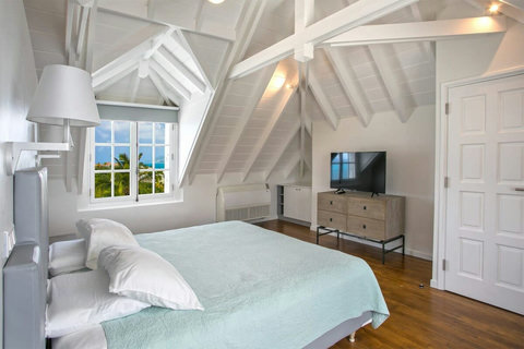 Bedroom upstairs (connected through interior)