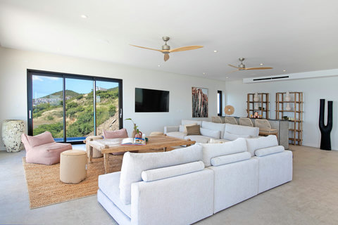 Living Room and Bar Area