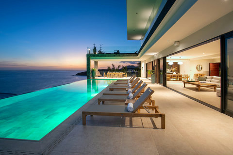 Swimming Pool at Sunset