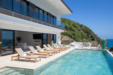 Sun Chairs at the Pool