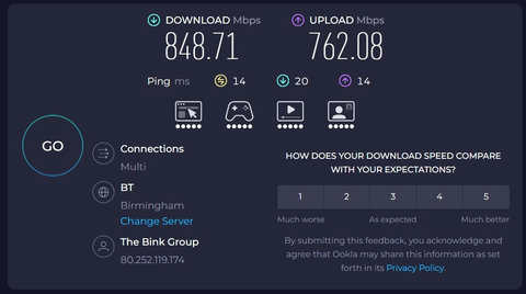 Lightning-fast 1GBps Wi-Fi throughout the house. Perfect for streaming, gaming, or sending site reports without buffering.