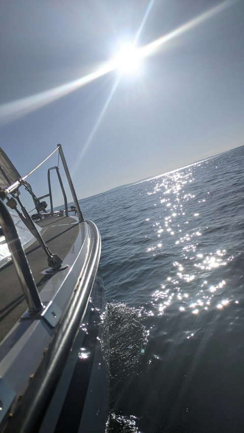 Entspannung beim Segeln 