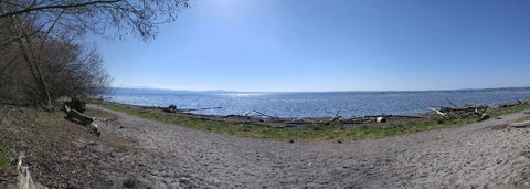 Unser Geheimstrand am See...