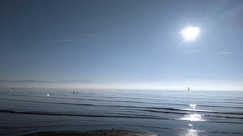Frühling am See mit Säntis im Hintergrund...
