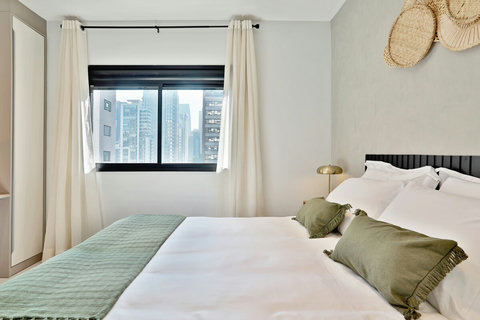 This apartment is perfect for those looking for a digital nomad apartment in São Paulo. 