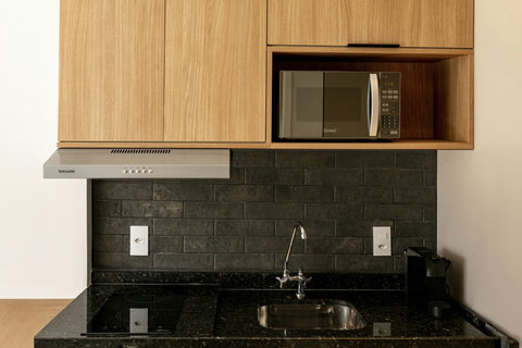 Explore Feel Sampa's apartment in Vila Olímpia. An accommodation option in São Paulo that combines contemporary design, practicality, and location.