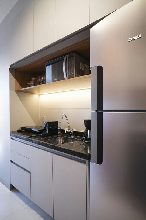 Located in Vila Olímpia, this Feel Sampa studio is ideal for those seeking corporate accommodation in São Paulo. 