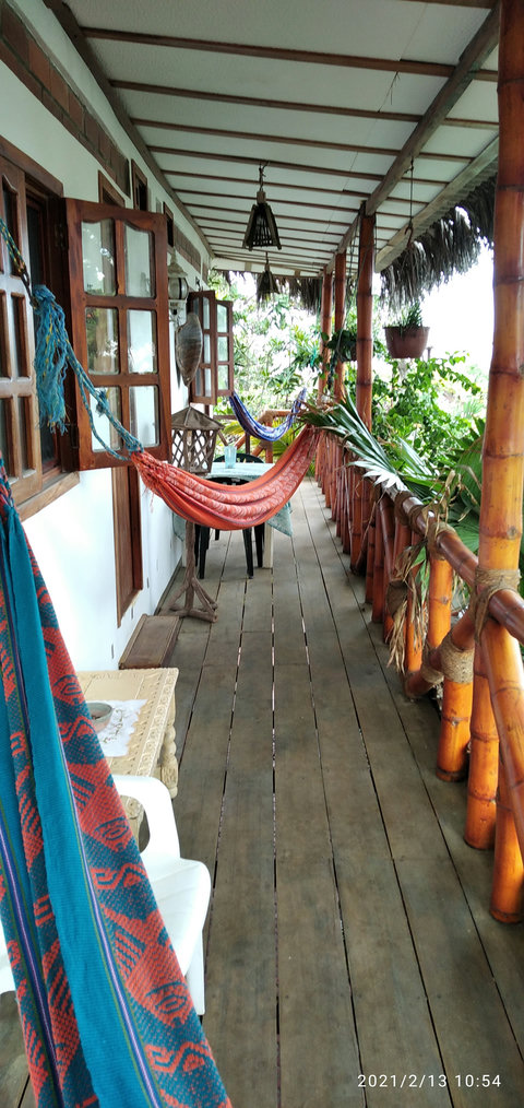 second floor rooms and balcony