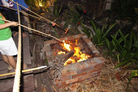 BBQ with your Kids over the firepit