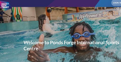 Ponds Forge Sports Center 
Sheaf Street 
City Centre 
Sheffield 
S1 2BP

7-10 min drive 