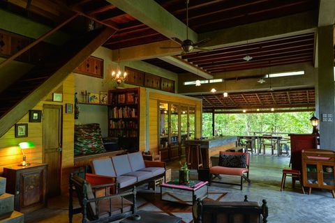 Common area with pantry and kitchen