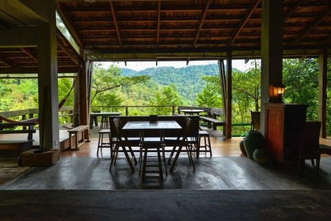 Common area looking out to deck