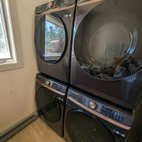 no one likes to think about laundry during vacation, but if you like going home with a clean suitcase, we have you covered with twin stackables 