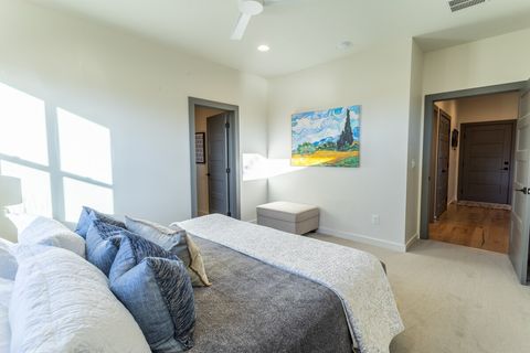 View from the bedroom out into the hallway.