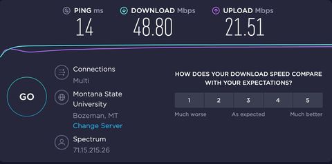 Very fast high speed internet. 