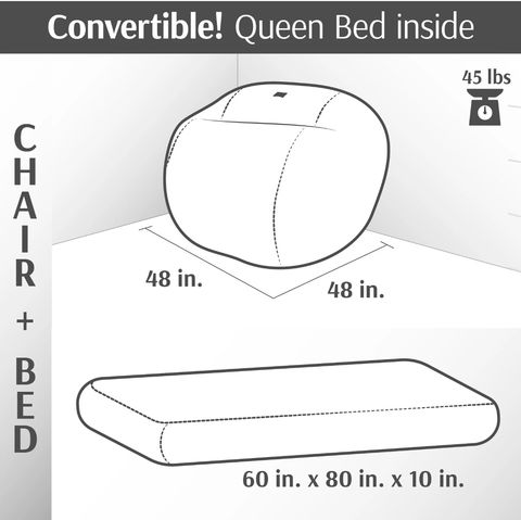 The space also has a Cordaroy floor bed