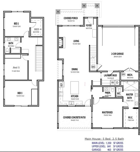 Montana Main House floor plan